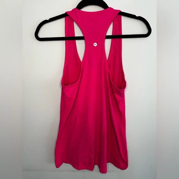 Women’s Pink 20 Degree Key Hole Tank Top Work Out Gym Athletic Active Wear XL - Picture 5 of 8